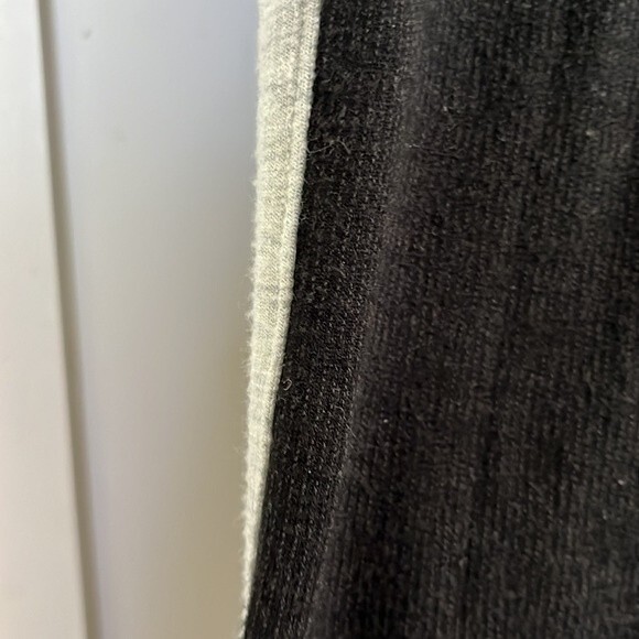 MONROW Vintage Sweatpants Black w Light Gray Side Stripe Joggers Pants Sz S - Picture 6 of 10